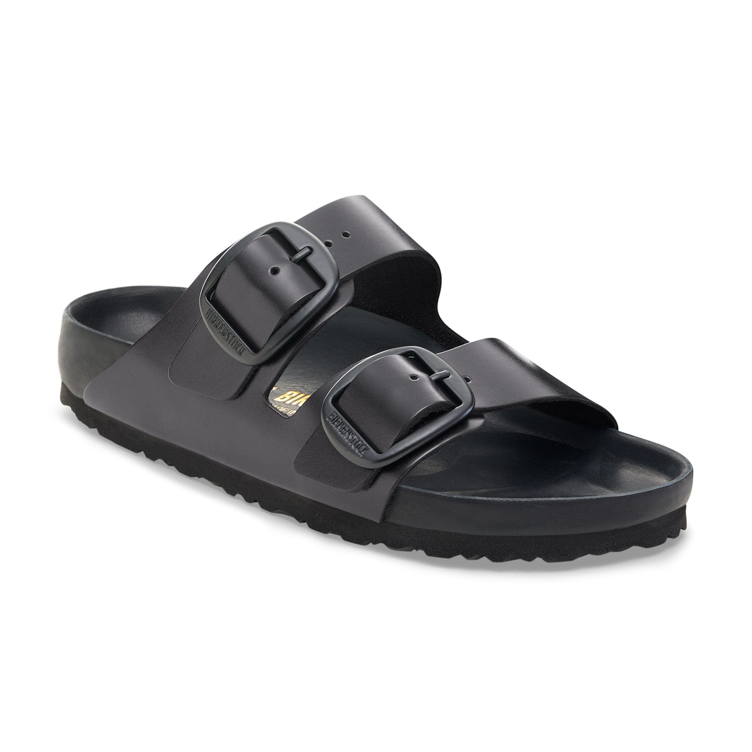 Arizona Big Buckle Exquisite Black Amalfi Leather