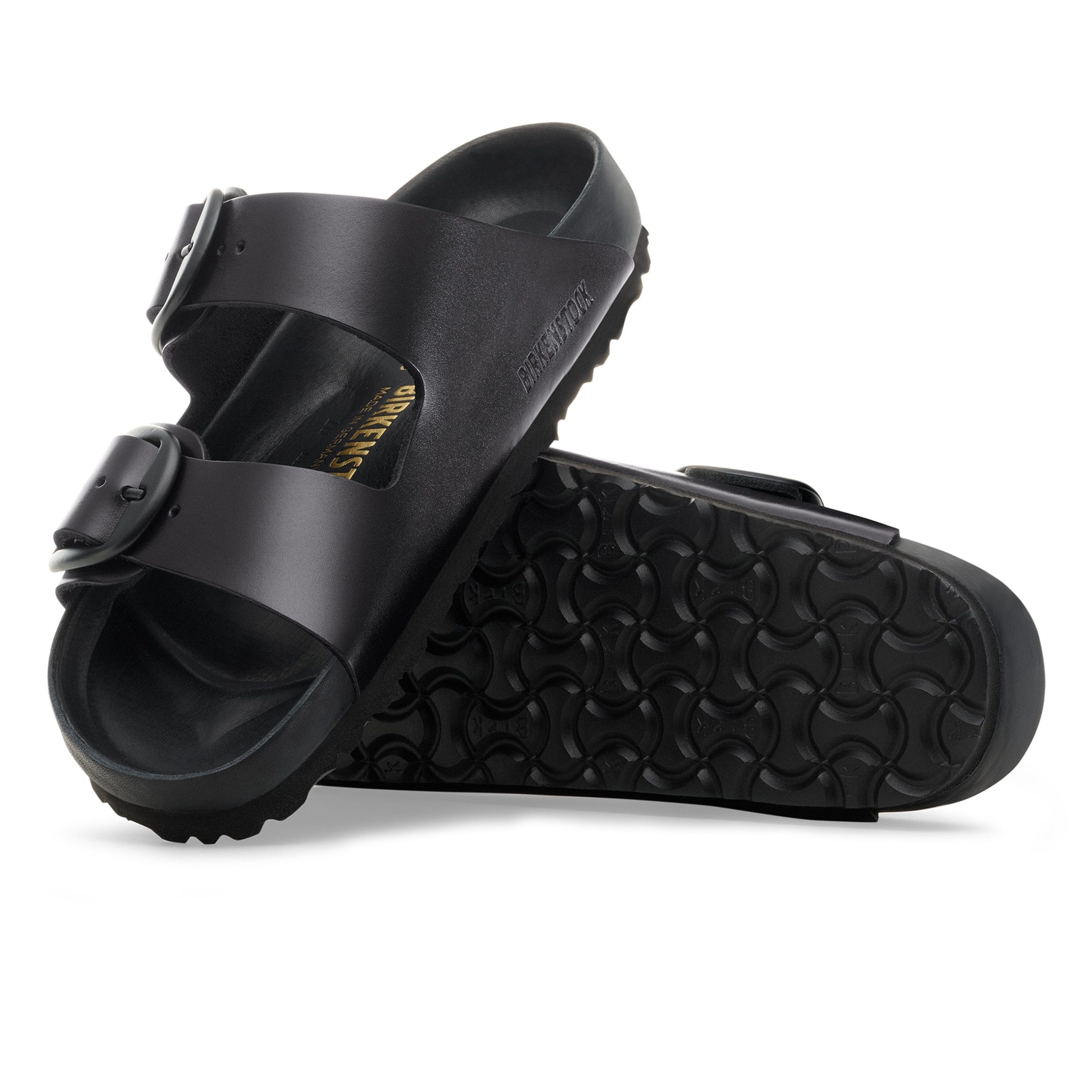 Arizona Big Buckle Exquisite Black Amalfi Leather - Image 4
