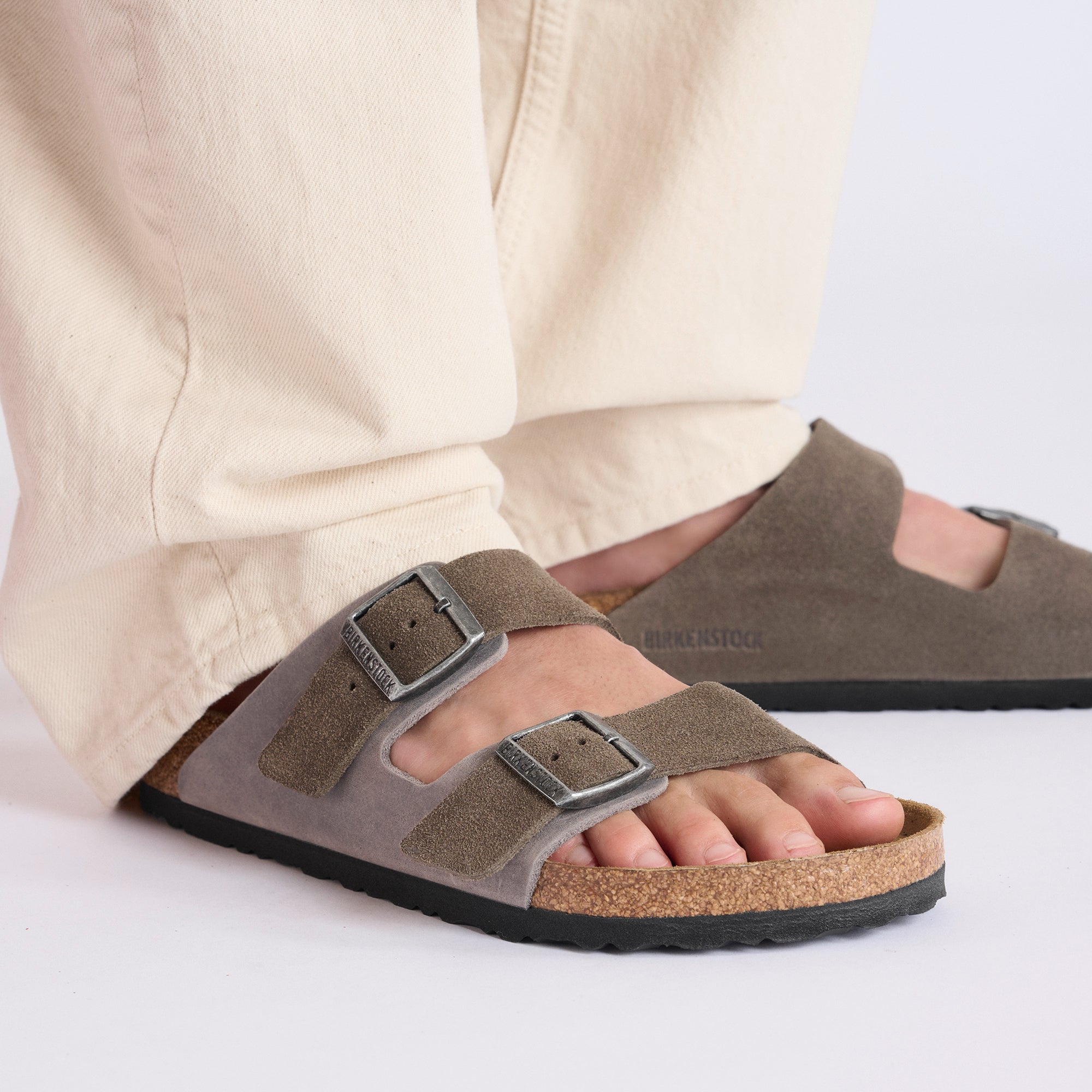 Arizona Concrete Grey Oiled/Suede Leather - Image 5