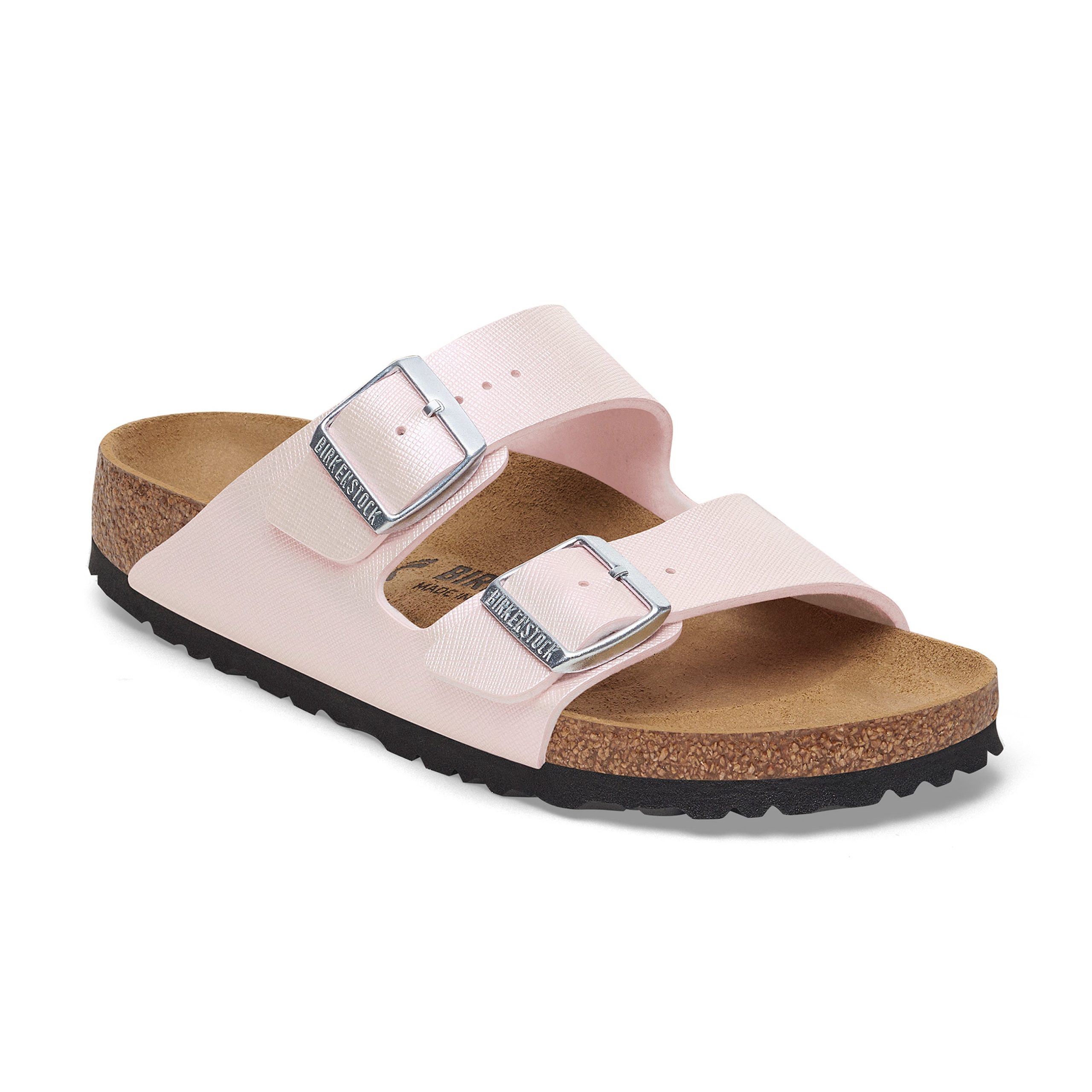 Arizona Saffiano Iridescent Light Rose Embossed Birko-Flor