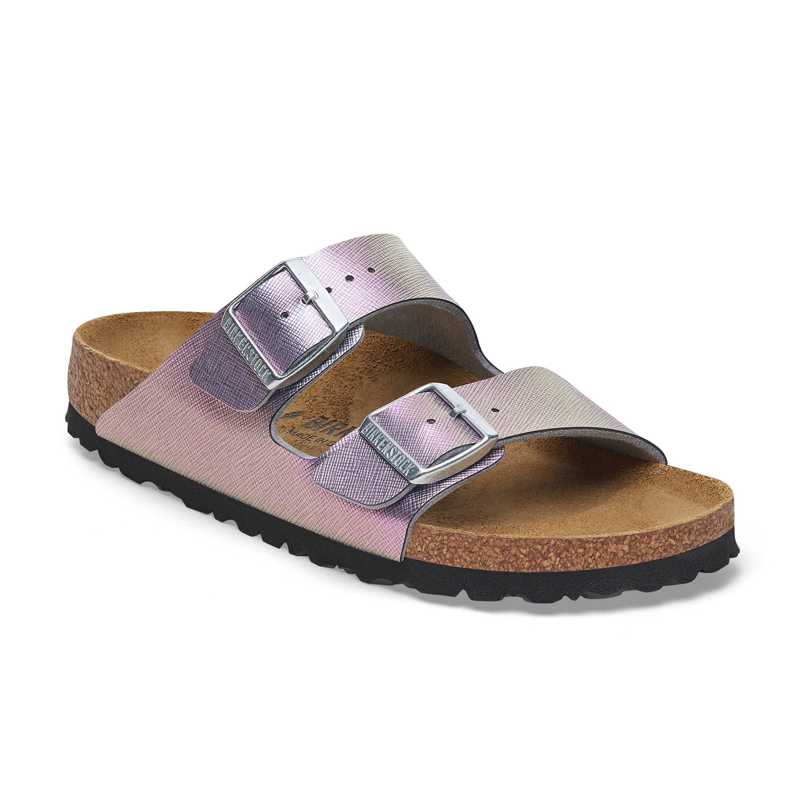 Arizona Saffiano Iridescent Viola Embossed Birko-Flor