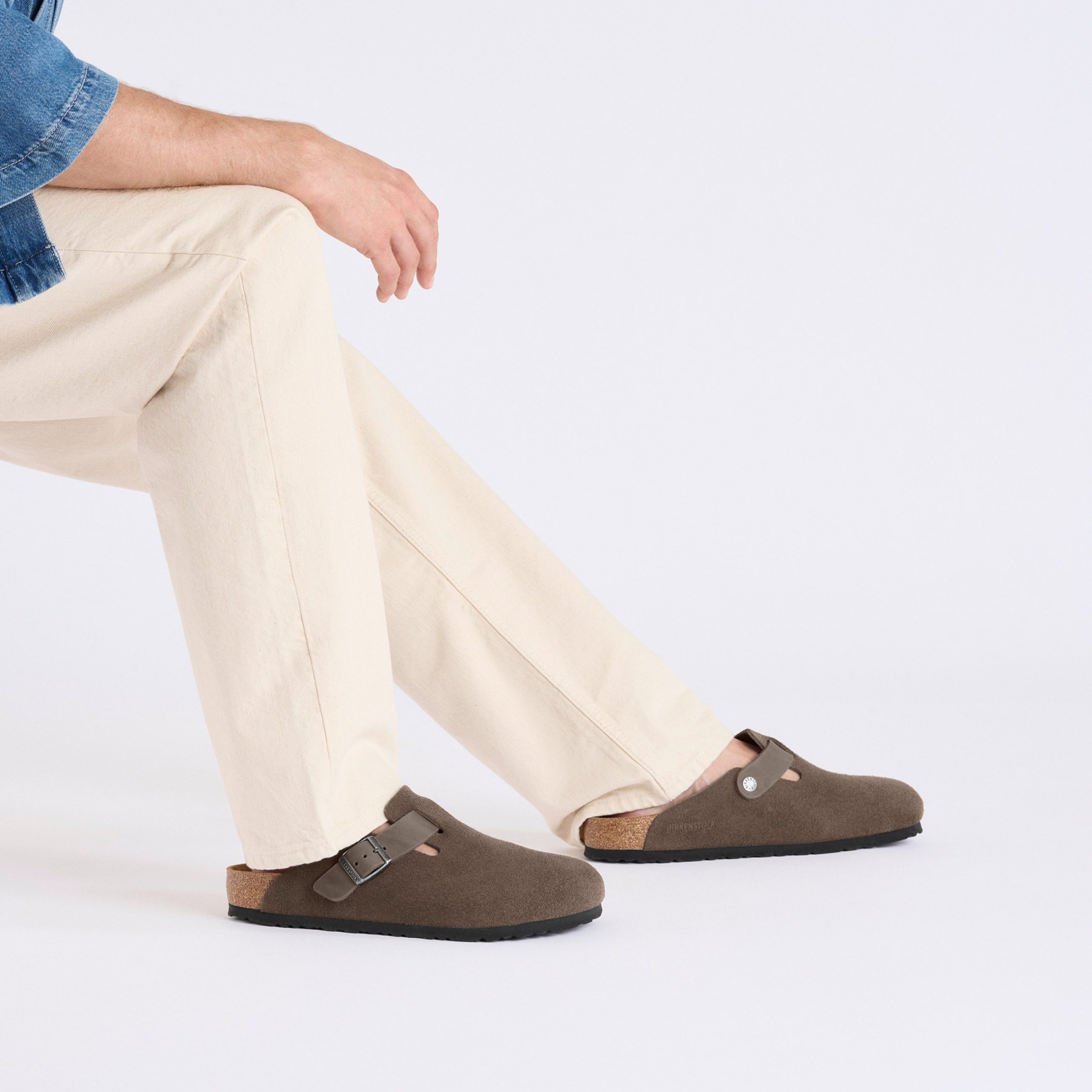 Boston Concrete Grey Oiled/Suede Leather - Image 5