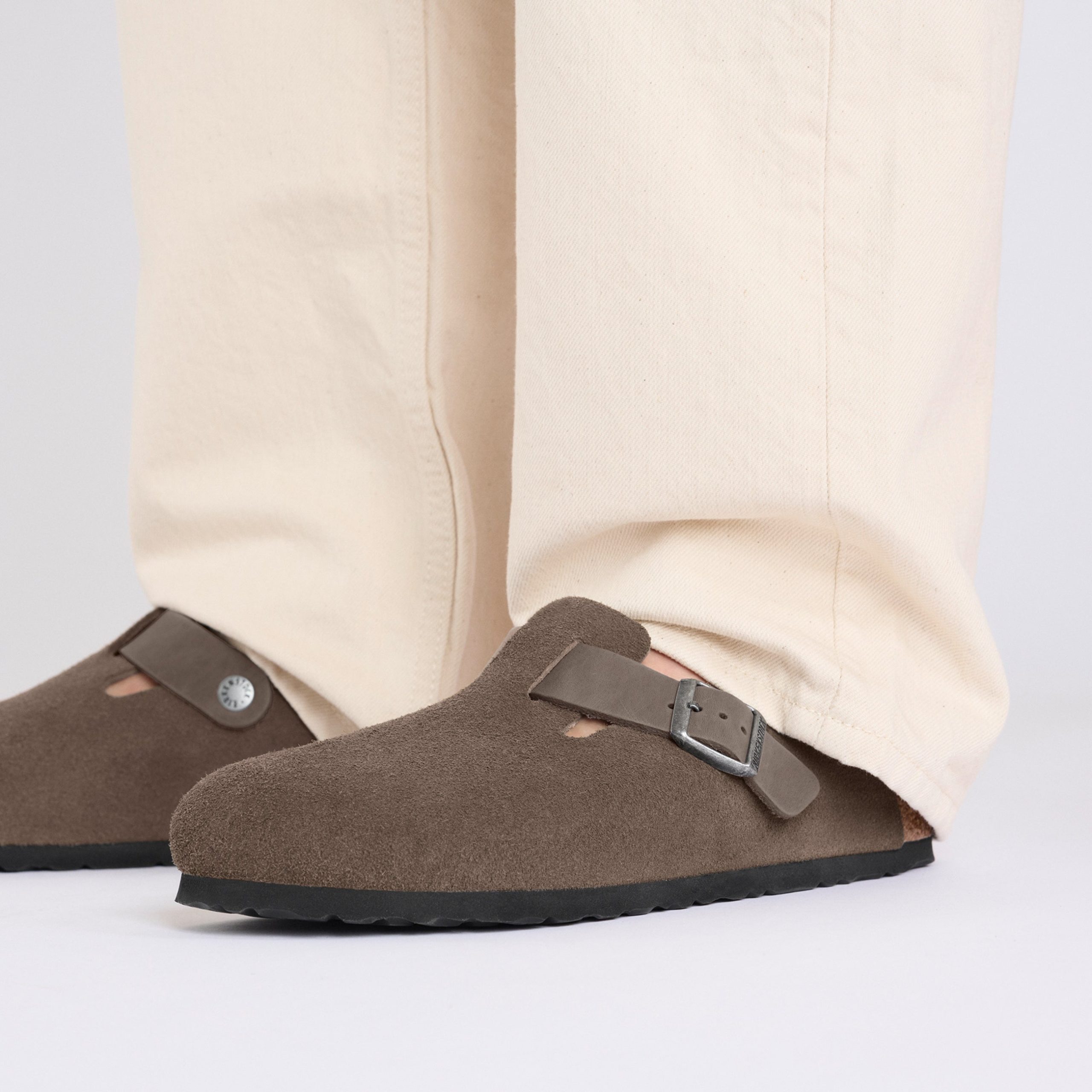 Boston Concrete Grey Oiled/Suede Leather - Image 6
