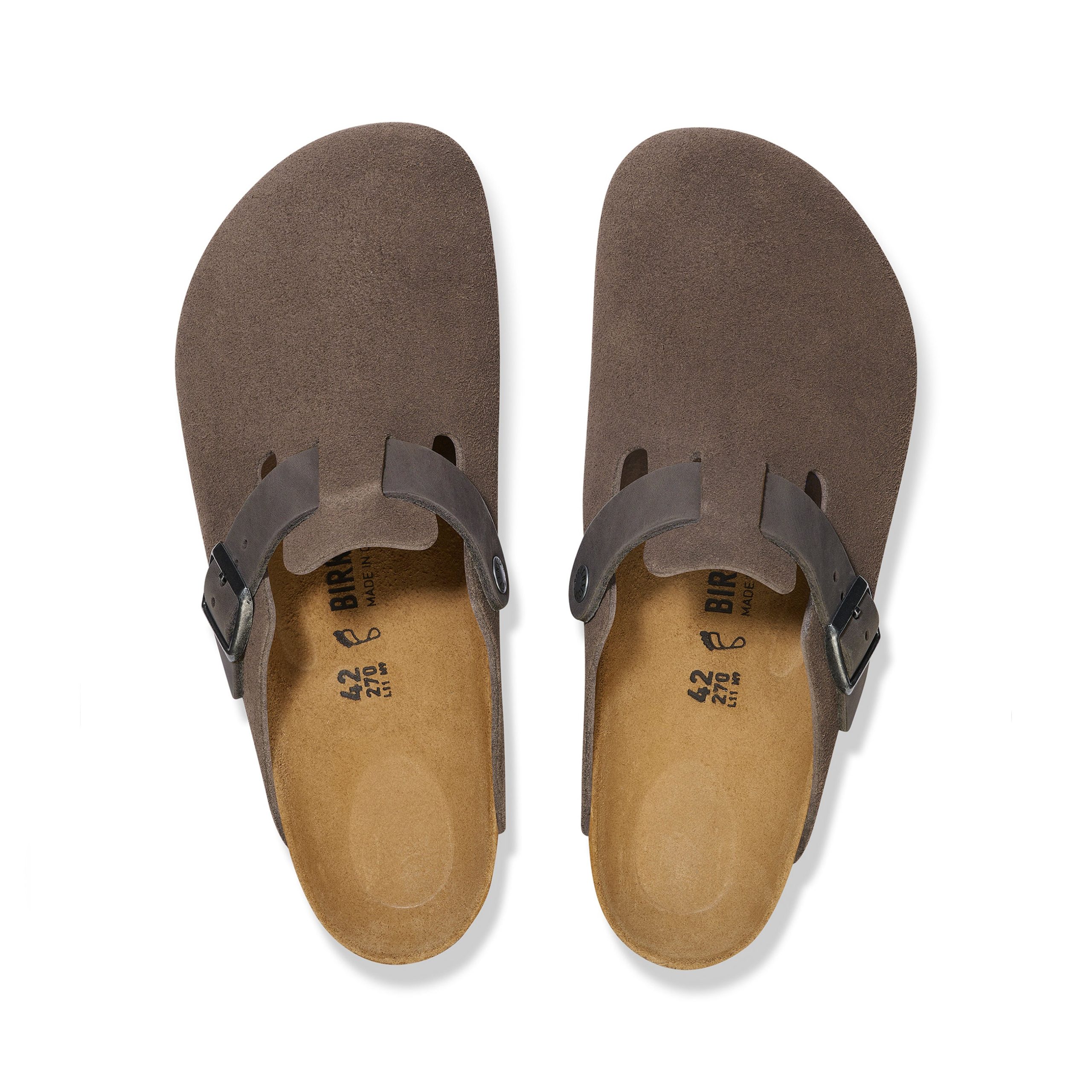 Boston Concrete Grey Oiled/Suede Leather - Image 3