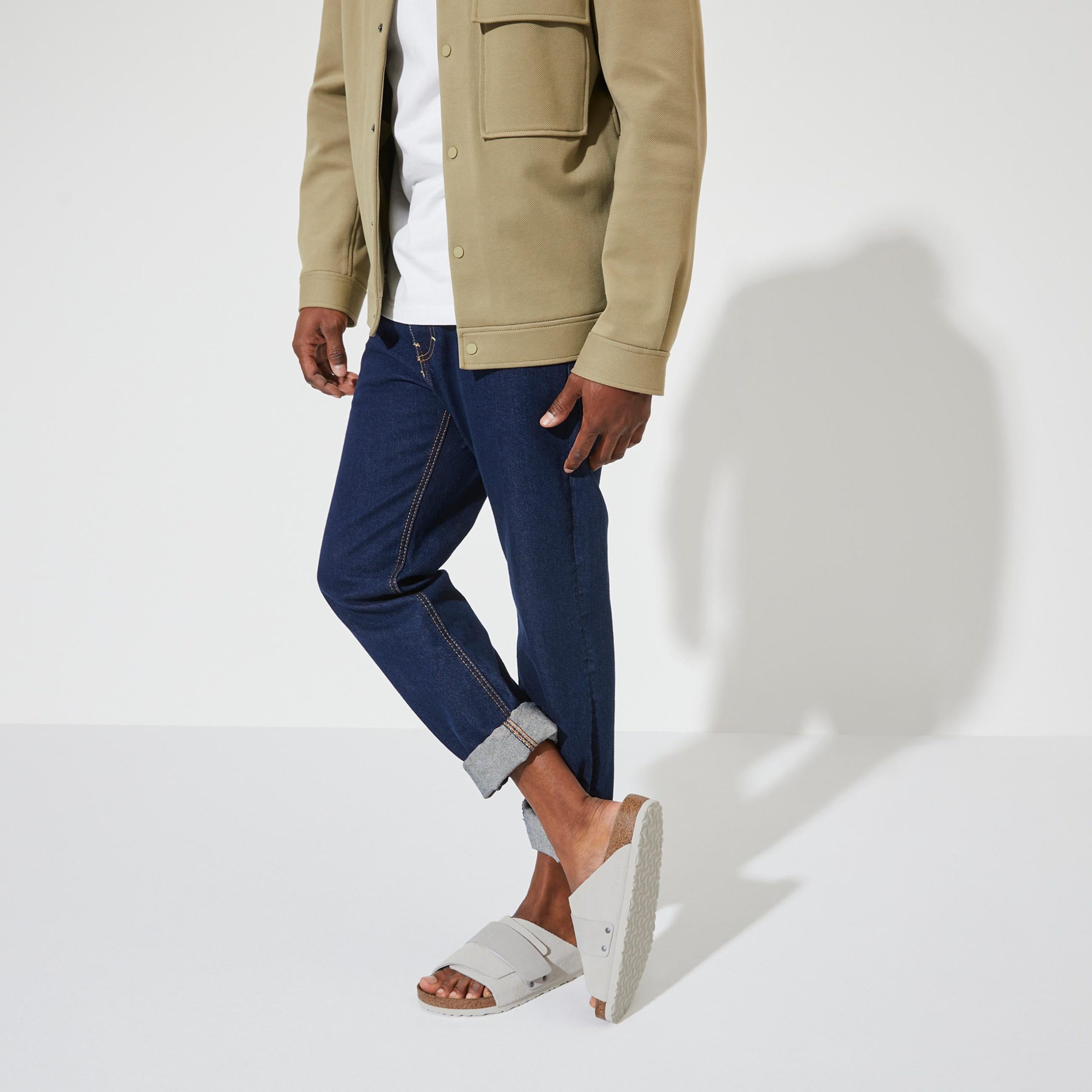 Kyoto Antique White Suede/Nubuck Leather - Image 6