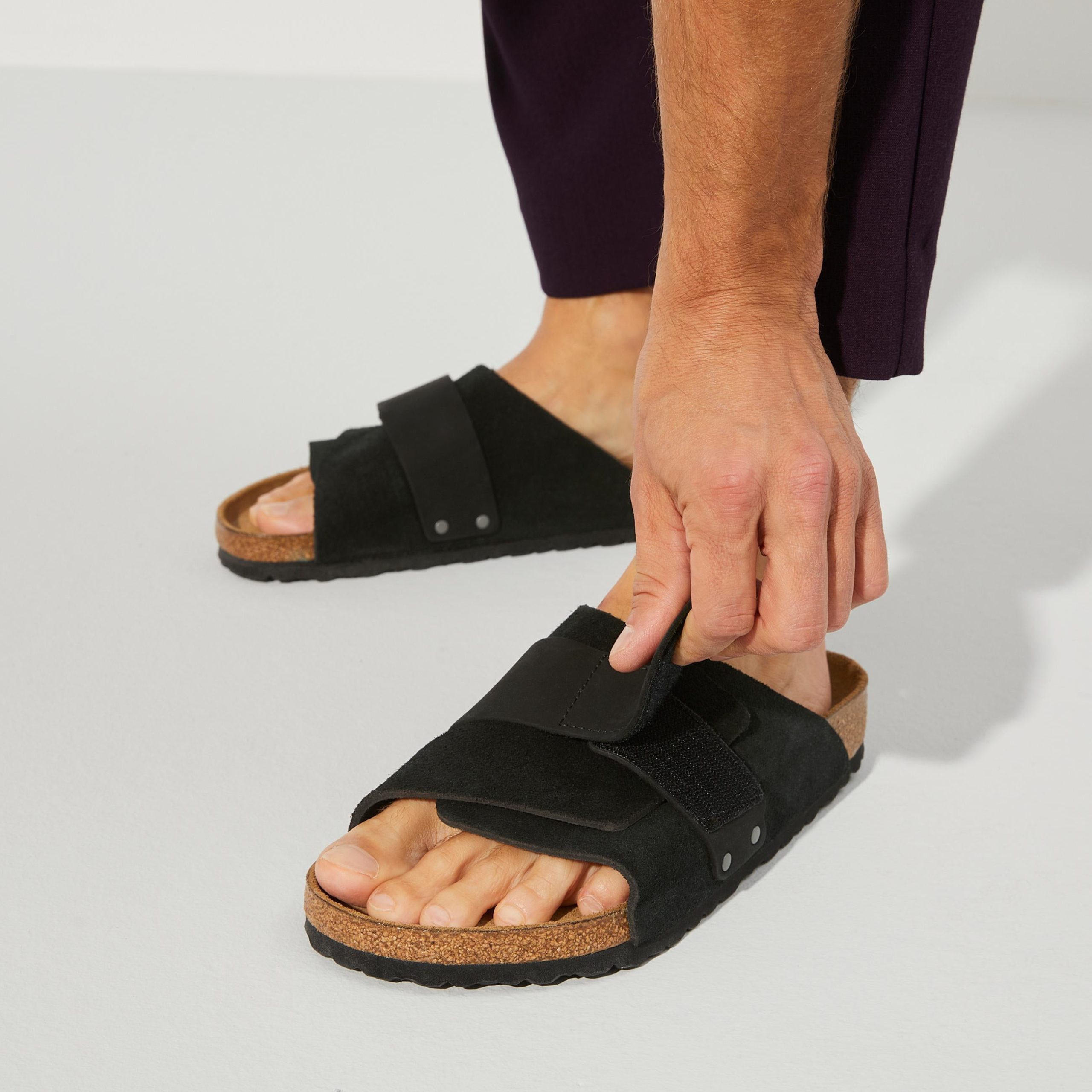 Kyoto Black Suede/Nubuck Leather - Image 7