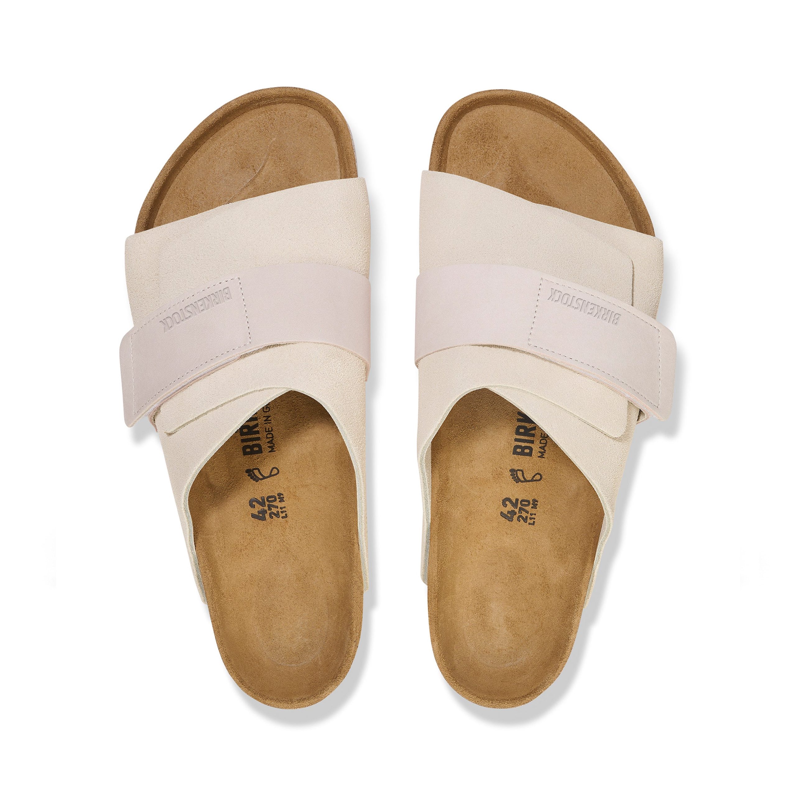 Kyoto Antique White Suede/Nubuck Leather - Image 3