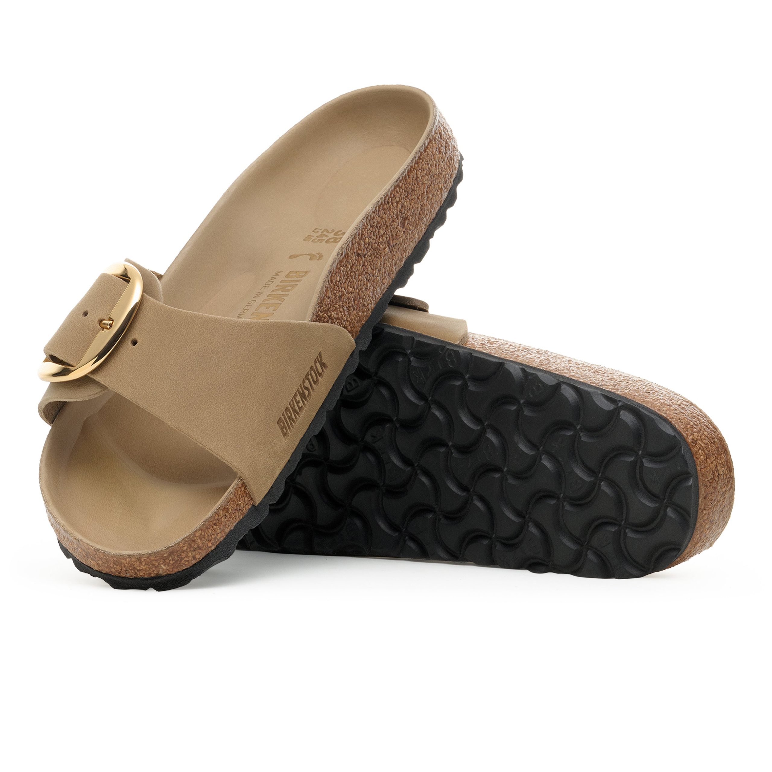 Madrid Big Buckle Tabacco Brown Oiled Leather - Image 4